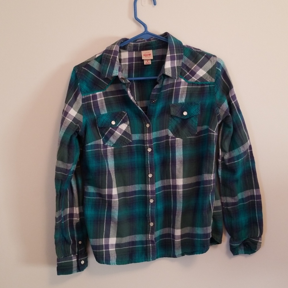 Plaid Flannel Top